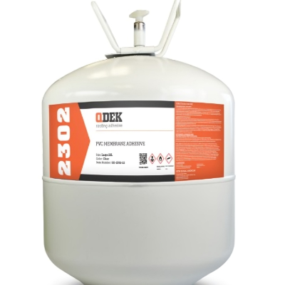 QDEK PVC Membrane Adhesive, Clear - 22L Canister