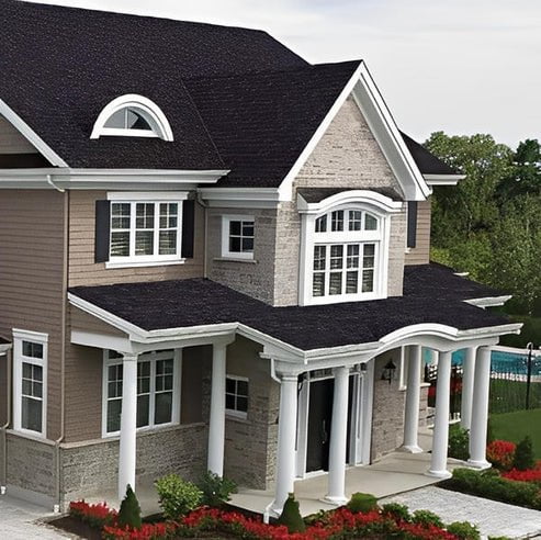 IKO Dynasty Laminated Asphalt Shingle (1 Bundle - 33.3 Sq Ft) - Granite Black