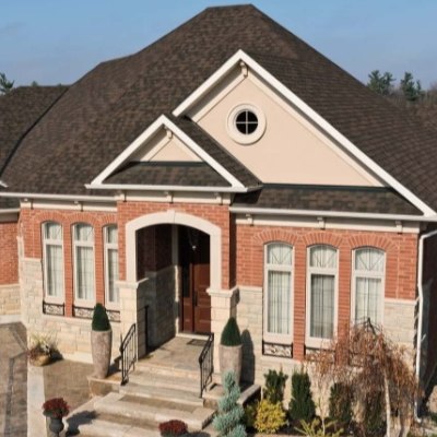 IKO Cambridge Hip & Ridge Shingle (1 Bundle - 36.5 Lin Ft) - Dual Brown
