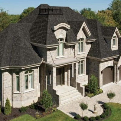 IKO Cambridge Hip & Ridge Shingle (1 Bundle - 36.5 Lin Ft) - Harvard Slate