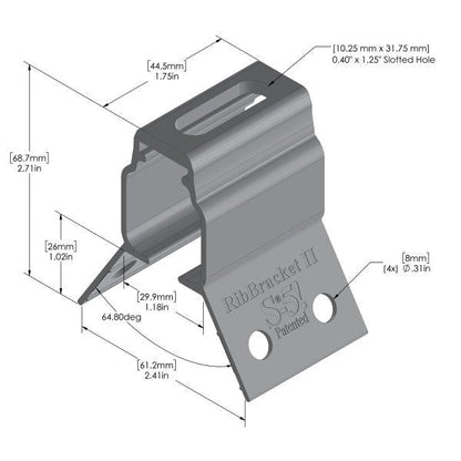 RibBracket II for Roof Profiles