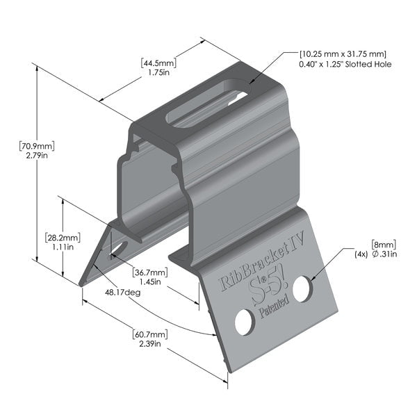 RibBracket IV for Roof Profiles