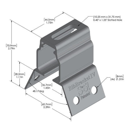RibBracket IV for Roof Profiles