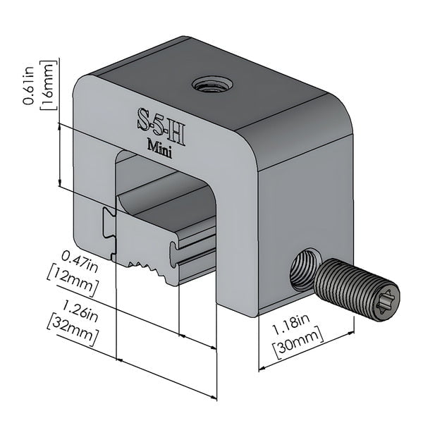 S-5-H Mini Metal Roof Clamps