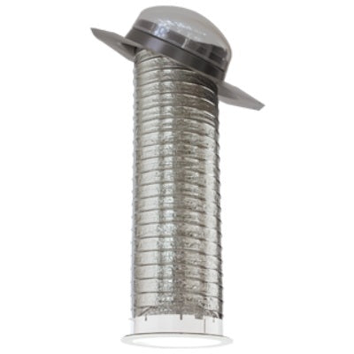 Velux Flexible Sun Tunnel Skylight - Acrylic Dome and Low Profile Metal Flashing