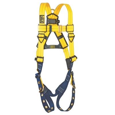 Delta No-Tangle Harness Style Vest, Back D-Ring, Yellow/Navy