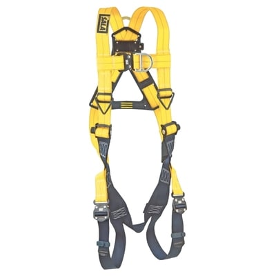 Delta Cross Over Climbing Harness, Back and Front D-Rings, Tongue Buckle - All Sizes