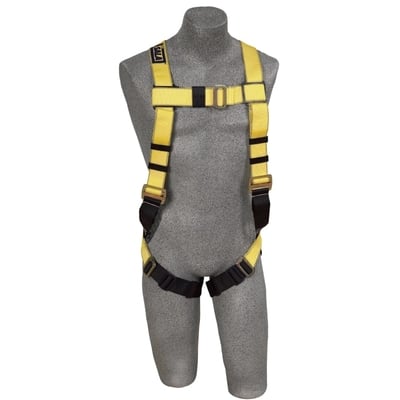 Delta Vest Style Harness with Back D-Rings, Pass Thru Buckle Legs, Uni