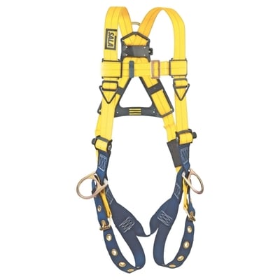 Delta® Vest-Style Positioning Harness with Back and Side D-Rings - All Sizes