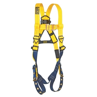 Delta Vest Style Climbing Harness with Back and Front D-Rings