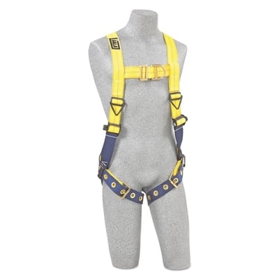 Delta Vest Style Climbing Harness with Back and Front D-Rings - All Sizes