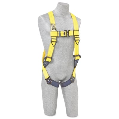 Delta Vest-Style Harnesses, Back D-Ring, Quick Connect Buckles - All Sizes