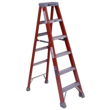 Load image into Gallery viewer, FS1500 Series Fiberglass Step Ladders - All Sizes
