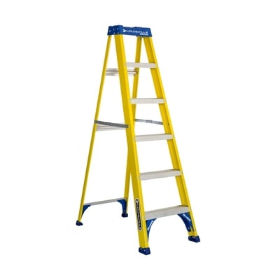 FS2000 Series Pioneer Fiberglass Step Ladders - All Sizes