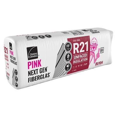 Owens Corning R-21 Un-Faced Fiberglass Insulation Batts (All Sizes)