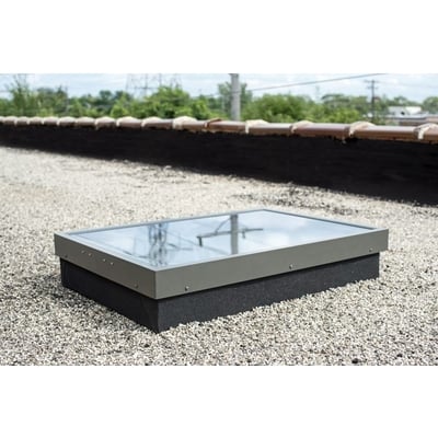 Fakro Fixed Curb-Mounted Skylight with Laminated Low-E366 Glass