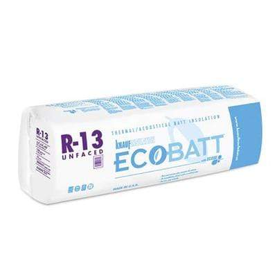 Knauf Ecobatt R-13 Unfaced Fiberglass Insulation Batts - All Sizes Batts