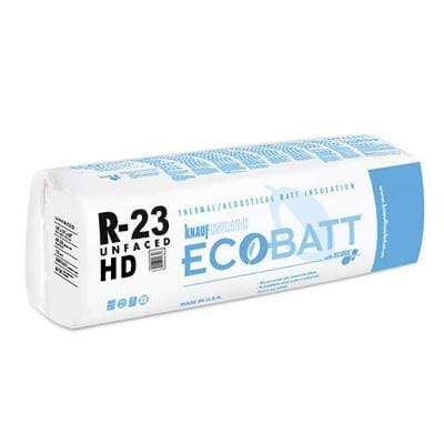 Knauf Ecobatt R-23 Unfaced Fiberglass Insulation Batts 5.5" x 15" x 93" Batts