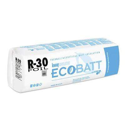 Knauf Ecobatt R-30 Foil Faced Fiberglass Insulation Batts