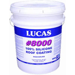 Lucas Silicone Roof Coating #8000 - High Solids - Full Range