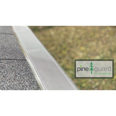 Pine Guard Gutter Cover - Black (Box of 25 Panels) - All Size