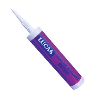 Lucas #8500 100% Silicone Sealant Tube - High Solids - Neutral Cure