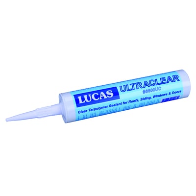 Ultraclear Terpolymer Sealant #6600UC - 12 x 10 oz Tubes - Lucas
