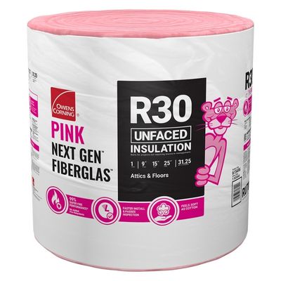 Owens Corning R-30 Unfaced Continuous Roll Insulation (All Sizes)