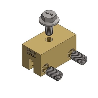 S-5-B Brass Metal Roof Clamps