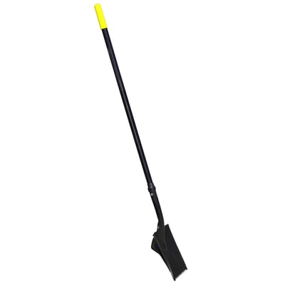 Serrated Roofers Spade w/wide heel Solid Core Fiberglass Handle