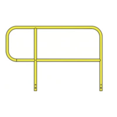 5 Ft Yellow D-Rail (60 x 1.66 x 42)