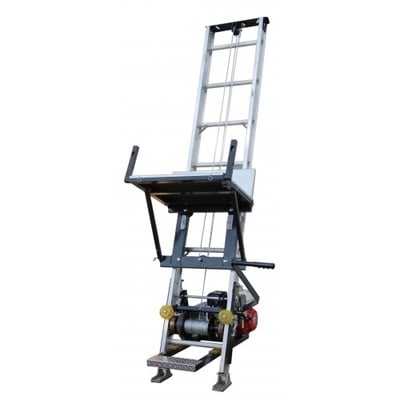 TP400 400 lb. Capacity w/ 28 Ft. Platform Hoist - Engine