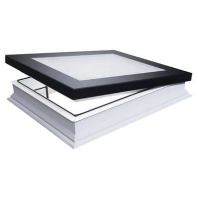 Fakro DMF DU6 Manual Vented Flat Roof Deck-Mounted Skylight Triple glazed