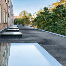 Load image into Gallery viewer, Fakro DMF DU6 Manual Vented Flat Roof Deck-Mounted Skylight Triple glazed
