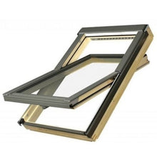 Load image into Gallery viewer, Fakro FTP-V L3 Centre Pivot Deck-Mounted Roof Window with Laminated Low-E Glass
