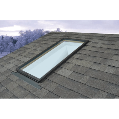 Fixed Self Flashing Tempered Skylight - Clear Glass Skylight