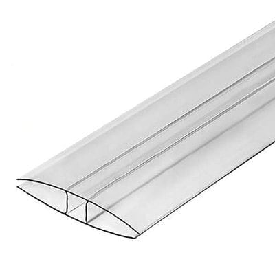 H-Channel For Twinwall Polycarbonate Sheet - All Sizes 6MM x 12'