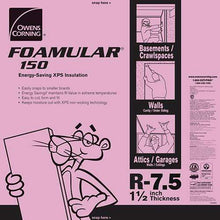 Load image into Gallery viewer, Owens Corning FOAMULAR 150 XPS 4ft x 8ft Insulation Board - All Sizes 1.5 in Owens Corning
