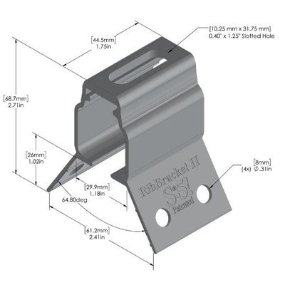 RibBracket II for Roof Profiles