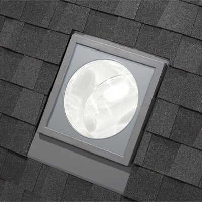Velux 14 in. Flat Glass Rigid Sun Tunnel with Low Profile Metal Flashing
