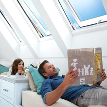 Load image into Gallery viewer, VELUX Solar Powered Venting Curb Mount Skylight with Laminated Low-E3 Glass 

